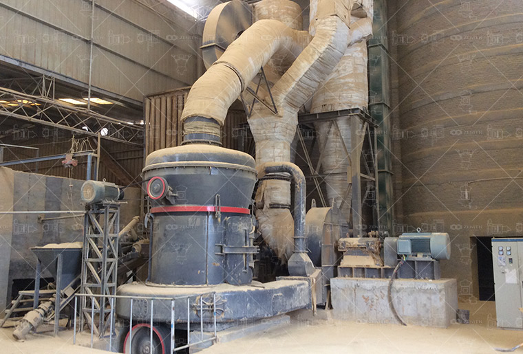 Zenith grinding roller system for marble crushing